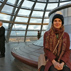 Becky Resting at the Dome