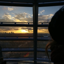 The Sunset from the Bundestag Dome