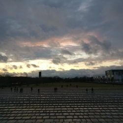 Evening Outside the Bundestag