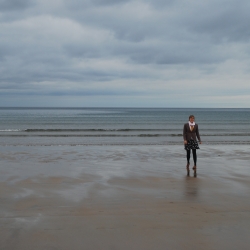 Becky at the beach