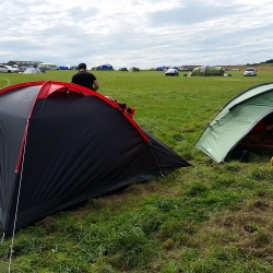 Tents are almost ready